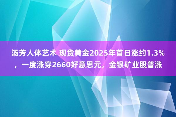 汤芳人体艺术 现货黄金2025年首日涨约1.3%，一度涨穿2660好意思元，金银矿业股普涨